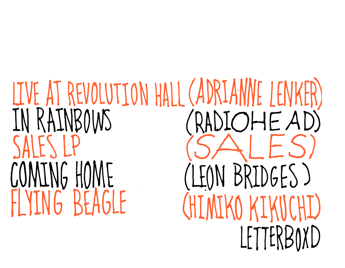 Music list